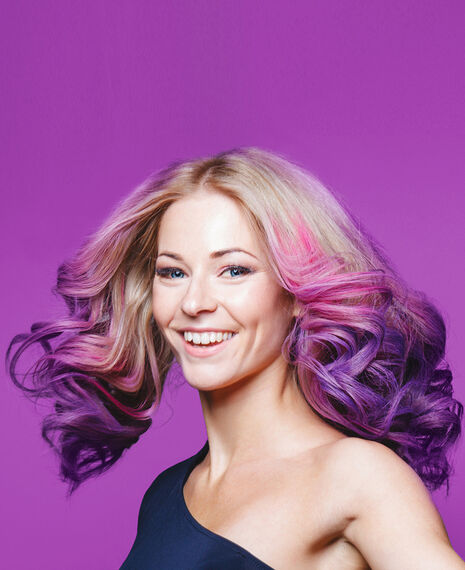 Mini Designer Hair Dryer - Purple